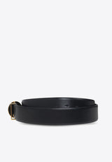 Versace Medusa Biggie Leather Belt 1003873 DVTP1-1B00V