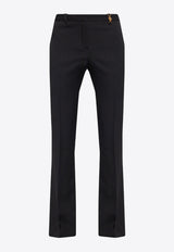Versace Straight-Leg Tailored Pants Black 1009158 1A06608-1B000