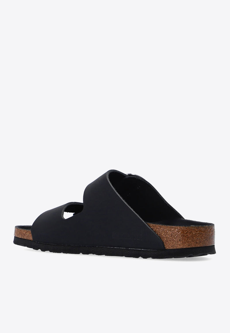 Birkenstock Arizona Big Buckle Leather Slides 1011075 0-BLACK