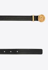 Versace Medusa Buckle Leather Belt Black 1004793 DV3T-1B00V