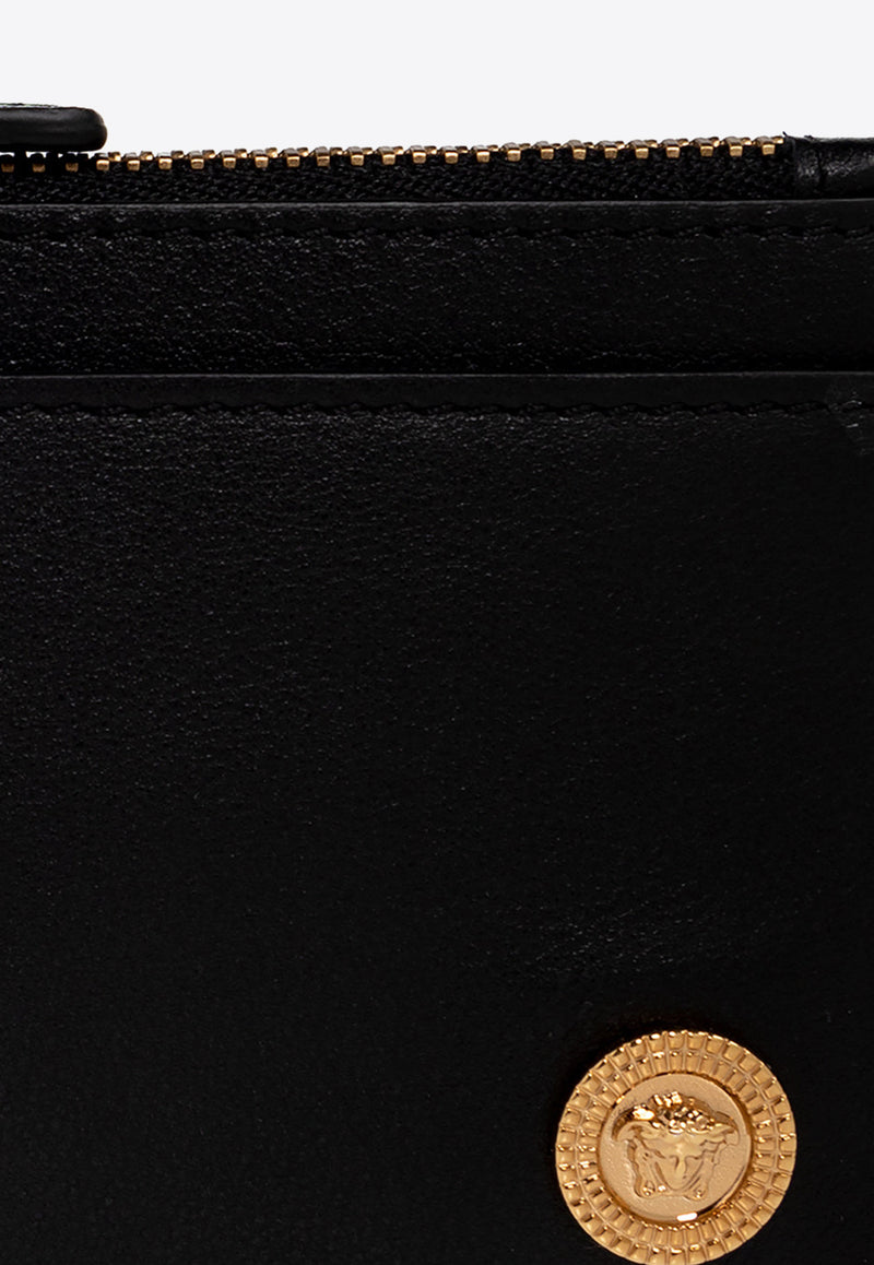 Versace Medusa Leather Cardholder Black 1006197 1A03190-1B00V