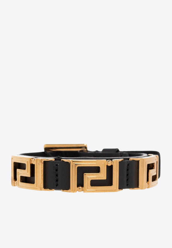 Versace Greca Leather Bracelet 1007610 1A00637-1B00V