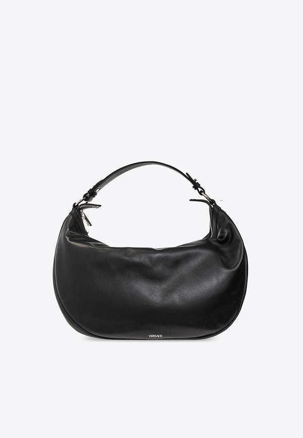 Versace Repeat Leather Hobo Bag 1007679 1A05878-1B00P
