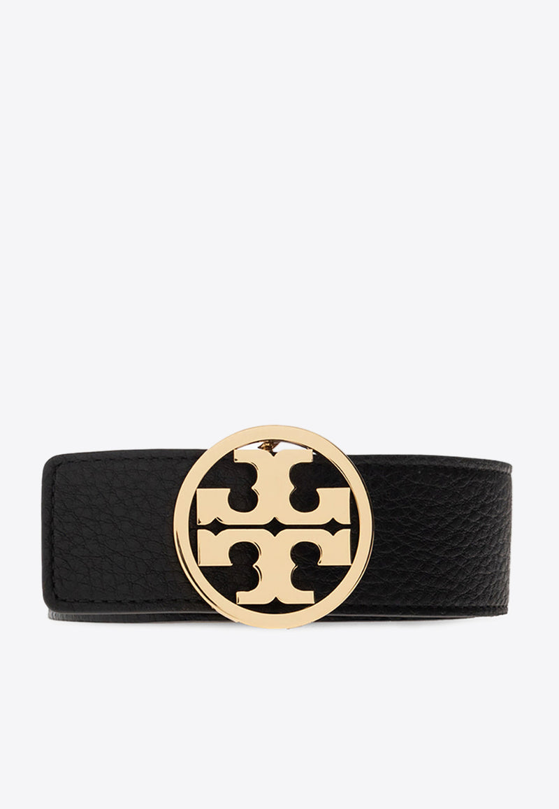 Tory Burch Miller Reversible Leather Belt Black 138936 0-001