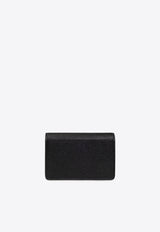 Salvatore Ferragamo Leather Gancini Wallet 220371 755317-NERO