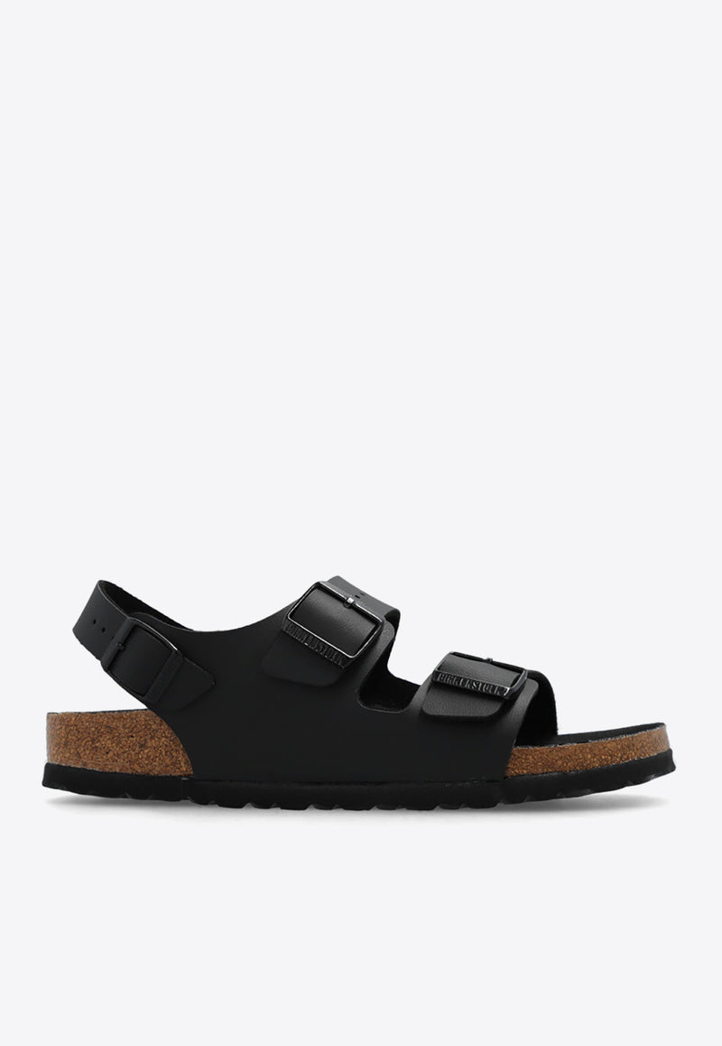 BirkenstockMilano Leather Slingback Flat Sandals1024998 0-BLACKBlack