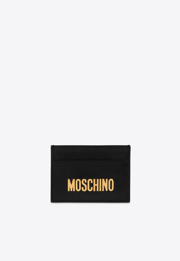 Moschino Logo Lettering Cardholder Black 222Z1 A8132 8001-3555