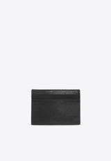 Moschino Logo Patch Leather Cardholder Black 222Z2 A8123 8001-1555