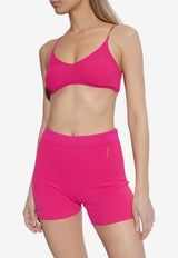 Jacquemus Pralu Knit Shorts 231KN503 2060-430 Pink