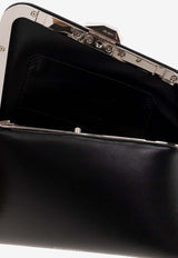 Mini Midnight Leather Clutch Bag The Attico 231WAH40 L019-100