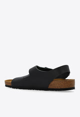 BirkenstockMilano Slingback Leather Flat Sandals34191 0-BLACKBlack