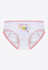 Stella McCartney Kids Babies Embroidered Knickers - Set of 2 Pink 422272 SHJ50-9082