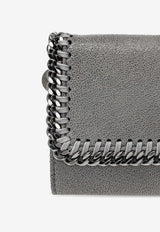 Stella McCartney Small Falabella Flap Wallet Gray 431000 W9132-1220