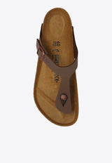 BirkenstockGizeh Leather Slides43751 0-MOCHABrown