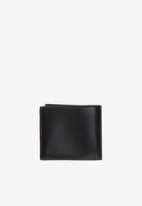 Saint Laurent East/West Bi-Fold Leather Wallet Black 453276 0SX0E-1000