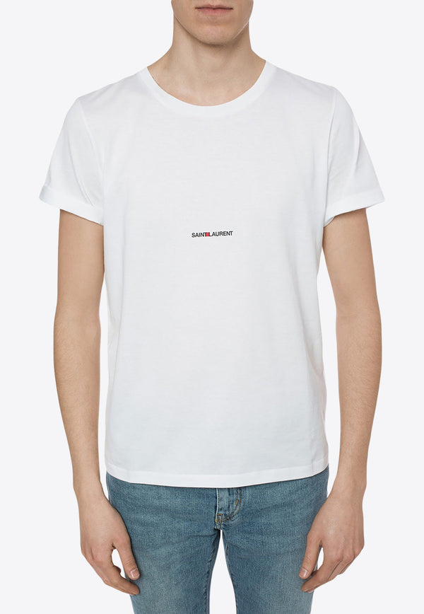 Saint Laurent Rive Gauche Logo T-shirt White 464572 YB2DQ-9000