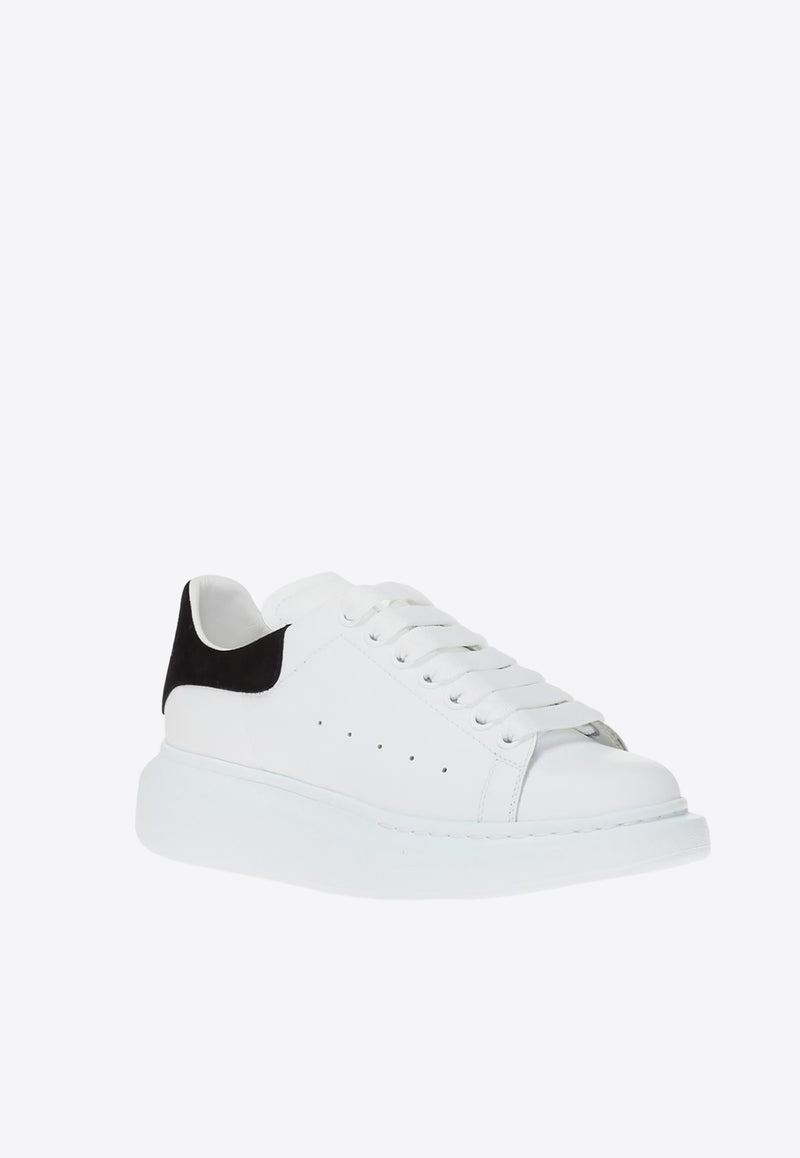 Alexander McQueen Signature Oversized Leather Sneakers White 553770 WHGP7-9061