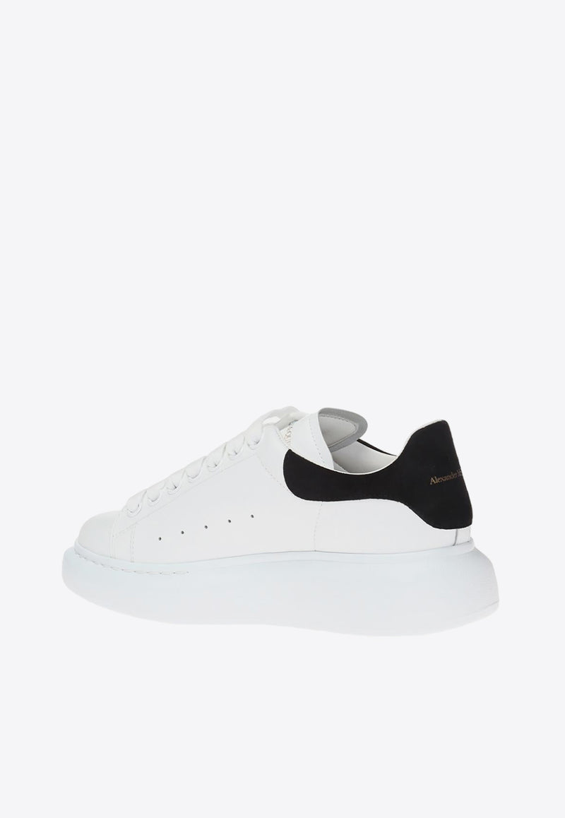 Alexander McQueen Signature Oversized Leather Sneakers White 553770 WHGP7-9061