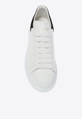 Alexander McQueen Signature Oversized Leather Sneakers White 553770 WHGP7-9061