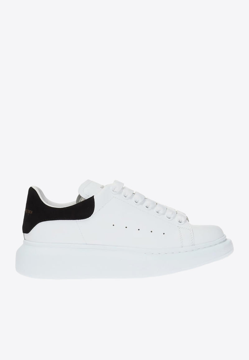 Alexander McQueen Signature Oversized Leather Sneakers White 553770 WHGP7-9061