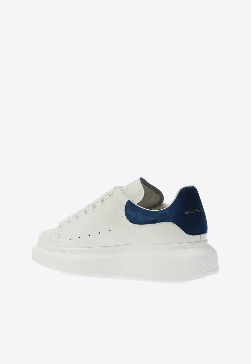 Alexander McQueen Signature Oversized Leather Sneakers White 553770 WHGP7-9086