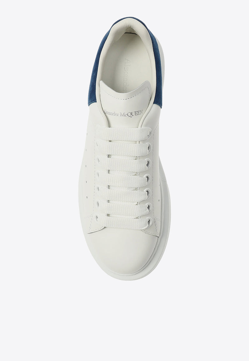 Alexander McQueen Signature Oversized Leather Sneakers White 553770 WHGP7-9086