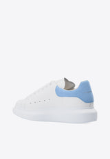 Alexander McQueen Larry Oversized Leather Sneakers White 553770 WHGP7-9412