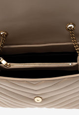 Saint Laurent Medium Loulou Leather Shoulder Bag 574946 DV727-2721