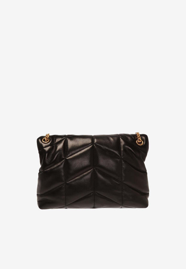 Saint Laurent Medium Puffer Nappa Leather Shoulder Bag 577475 1EL07-1000