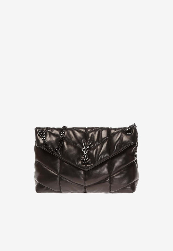 Saint Laurent Medium Puffer Nappa Leather Shoulder Bag 577475 1EL08-1000