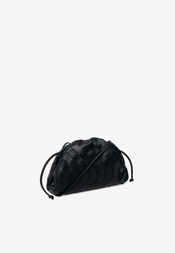 Bottega Veneta Mini Pouch Bag in Intrecciato Leather 585852 VCPP1-3014 Inkwell