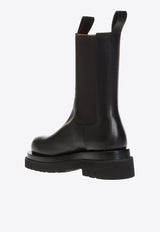 Bottega Veneta Chelsea Leather Ankle Boots Black 592045 VIFH0-1000