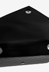 Saint Laurent Large Envelope Leather Shoulder Bag 600166 BOW98-1000