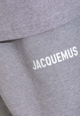 Jacquemus Le Jogging Logo Track Pants Gray 226JS081 2210 M-950