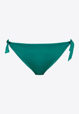 Emporio Armani Logo Print Bikini Bottom Green 262555 2R300-01185