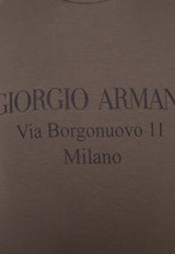 Giorgio Armani Borgonuovo 11 Crewneck Sweatshirt 3GSM81 SJSXZ-U8L0