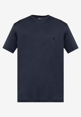 Giorgio Armani Logo-Embroidered Short-Sleeved T-shirt 3HSM72 SJTKZ-UBWF