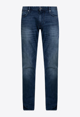 Emporio Armani Sustainable Faded Skinny Jeans Navy 3R1J06 1D0CZ-0942