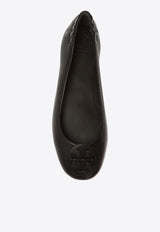 Tory Burch Minnie Travel Leather Ballet Flats Black 49350 0-006