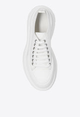 Alexander McQueen Tread Slick Low-Top Sneakers White 611705 W4MV2-9000