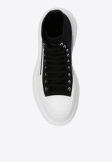 Alexander McQueen Tread Slick High-Top Sneakers Black 611706 W4MV2-1070