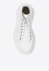 Alexander McQueen Tread Slick High-Top Sneakers White 611706 W4MV2-9000