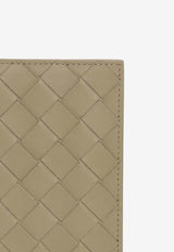 Bottega VenetaBi-Fold Slim Intrecciato Leather Long Wallet676592 VCPQ6-2920Travertine