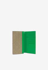 Bottega Veneta Intrecciato Folding Leather Wallet Travertine 676593 VCPQ5-2920