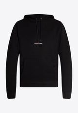 Saint Laurent Rive Gauche Hooded Sweatshirt 677256 YB2EZ-1035 Black