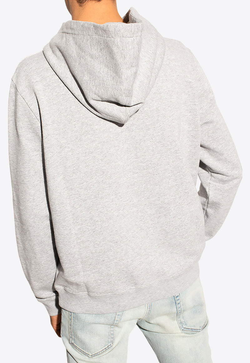 Saint Laurent Rive Gauche Hooded Sweatshirt 677259 YB2OD-1403 Gray