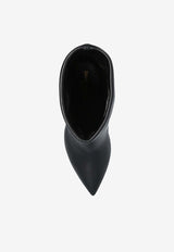 Saint Laurent Niki 85 Nappa Leather Ankle Boots Black 678534 AAABA-1000