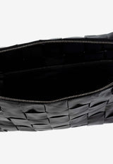 Bottega VenetaCassette Intreccio Leather Pouch Bag680388 VCQ71-8803Black