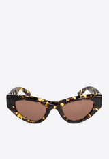 Bottega Veneta Angle Cat-Eye Sunglasses 691524 V2330-1213