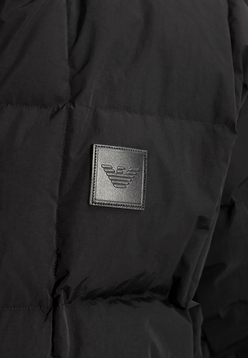 Emporio Armani Logo Patch Padded Jacket Black 6L1BS4 1NNLZ-0999